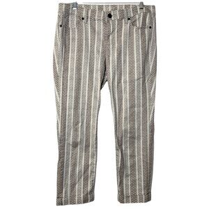 LOFT BOHO herringbone AZTEC Striped Women's Jeans